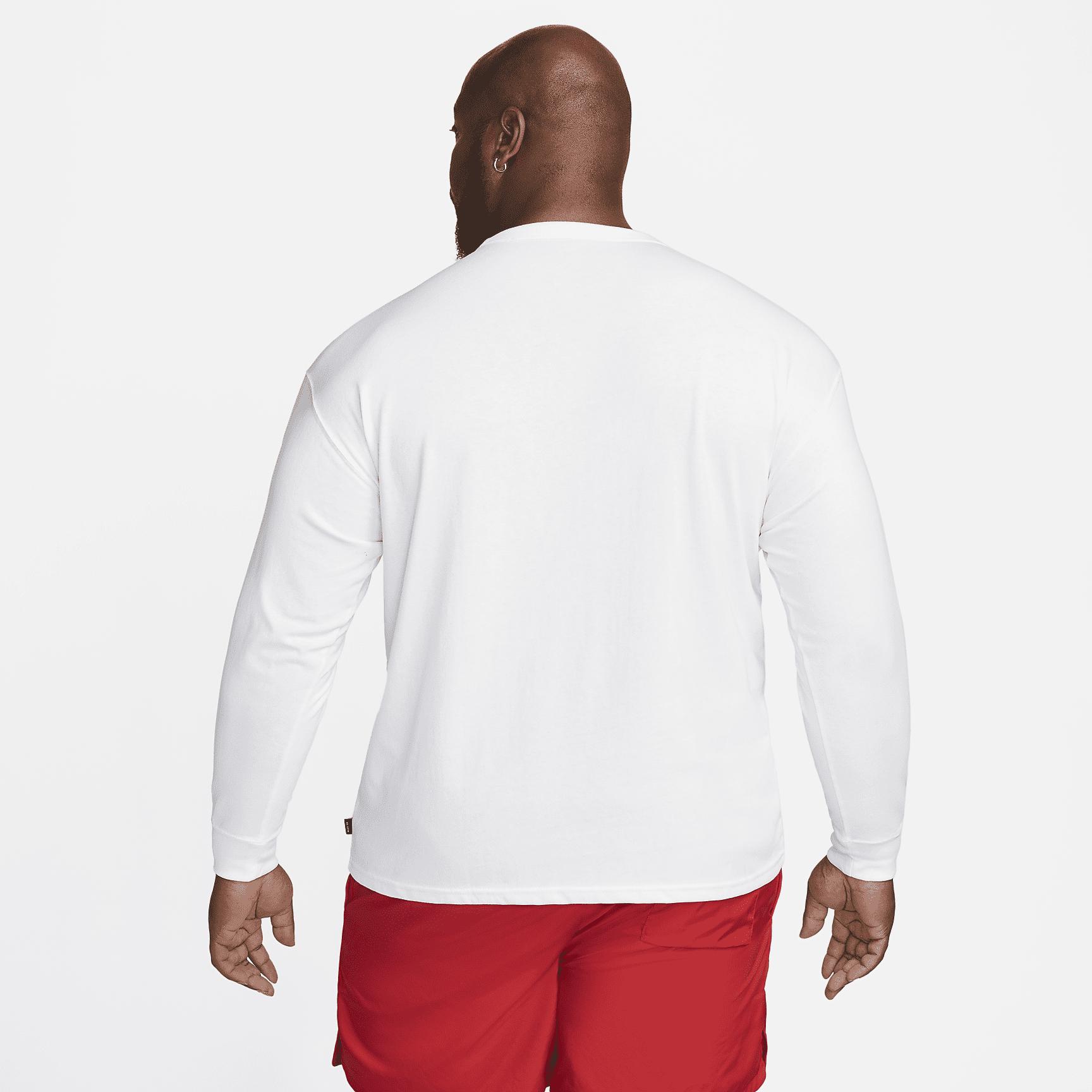 Mens Nike Sportswear Premium Essentials Long-Sleeve T-Shirt | DO7390-100 Product Image