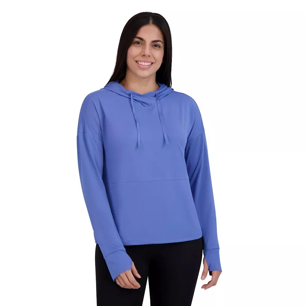 Women's ZeroXposur UPF 50 Sun Protection Hoodie, Size: Medium, Lapis Product Image