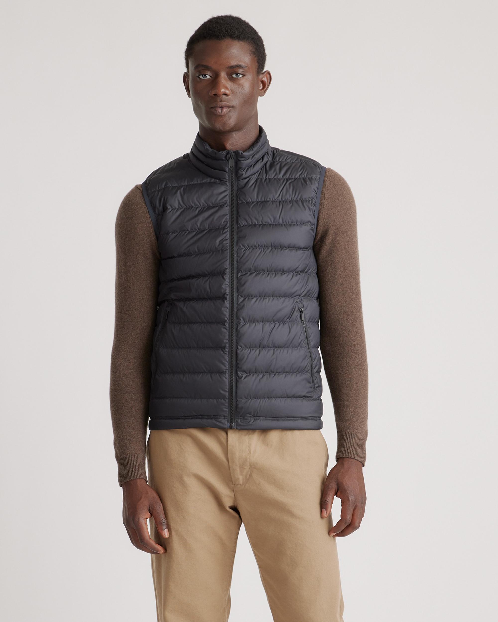 Quince | Men's Lightweight Down Packable Puffer Vest Recycled Polyester Product Image