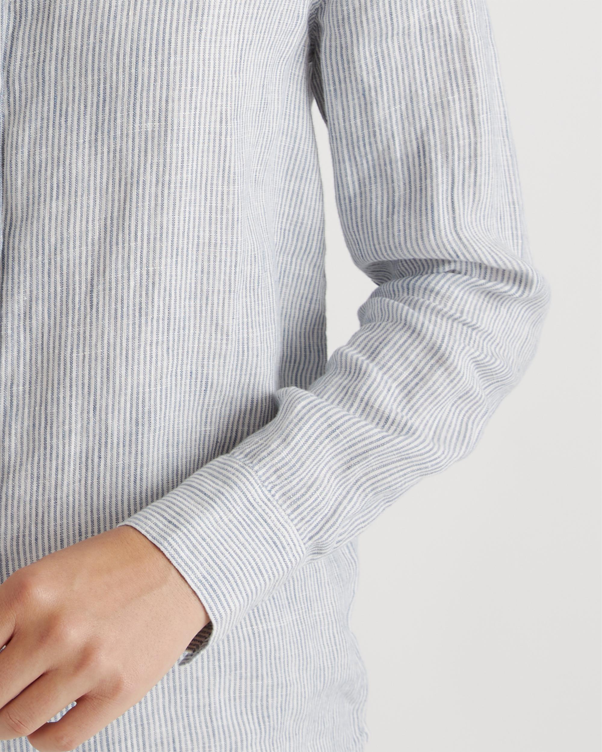Quince | Women's 100% European Linen Long Sleeve Shirt Product Image