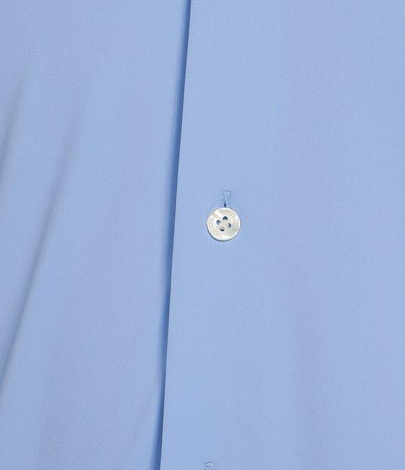 Murano Big & Tall Collezione Canclini Slim-Fit Solid Long-Sleeve Techno Woven Shirt Product Image