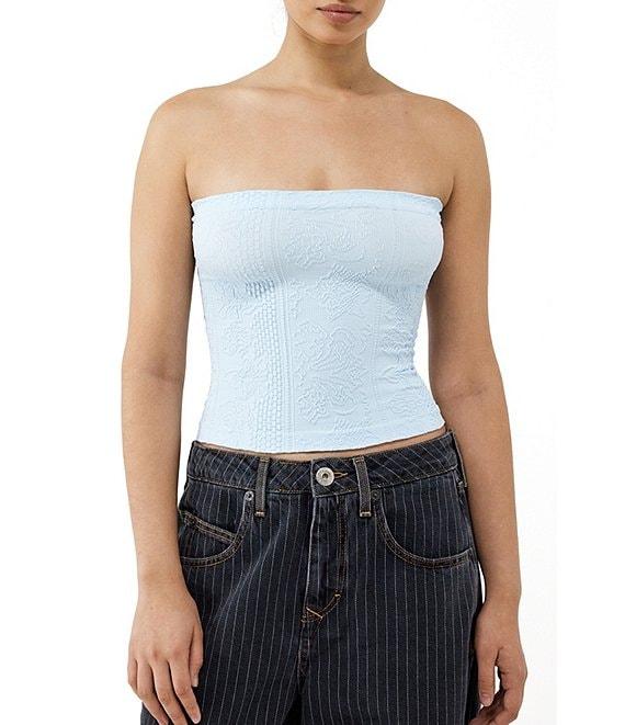 BDG Urban Outfitters Tapestry Knit Bandeau Top Product Image