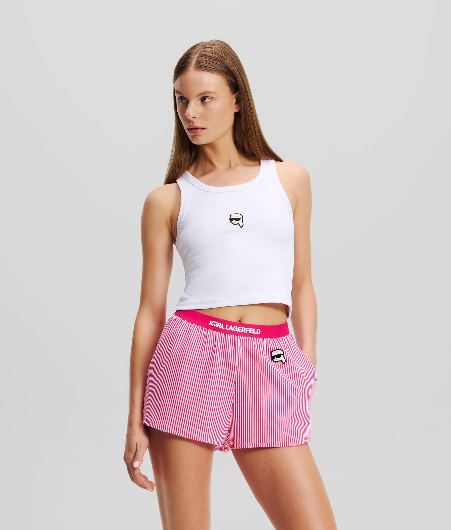 IKON STRIPED PAJAMA SHORTS Product Image