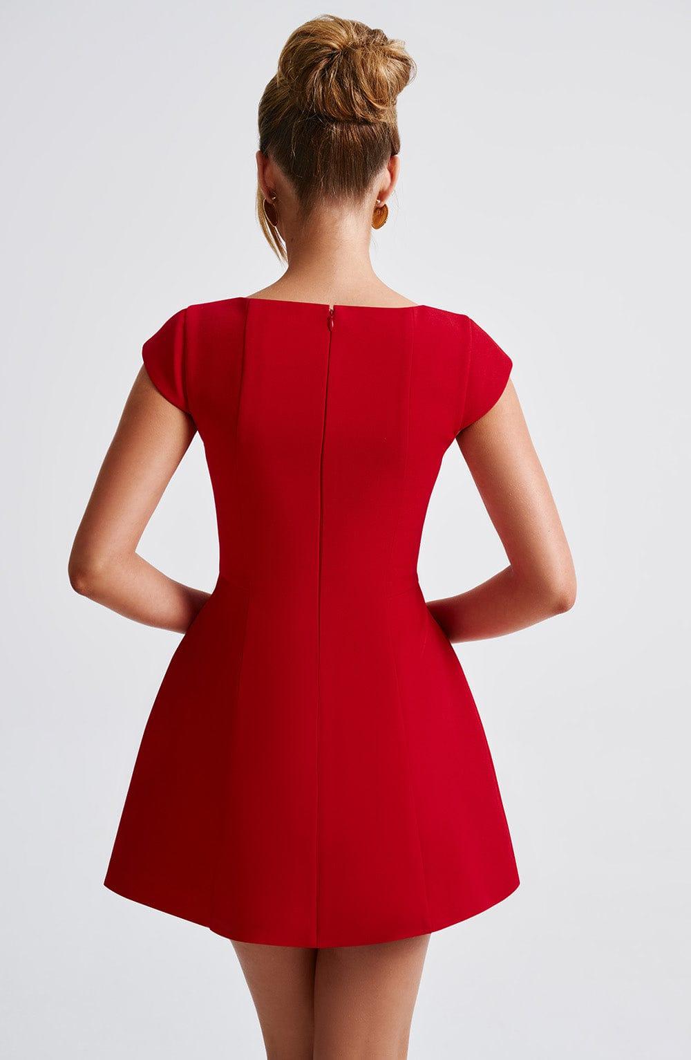 Lena Mini Dress - Red Product Image