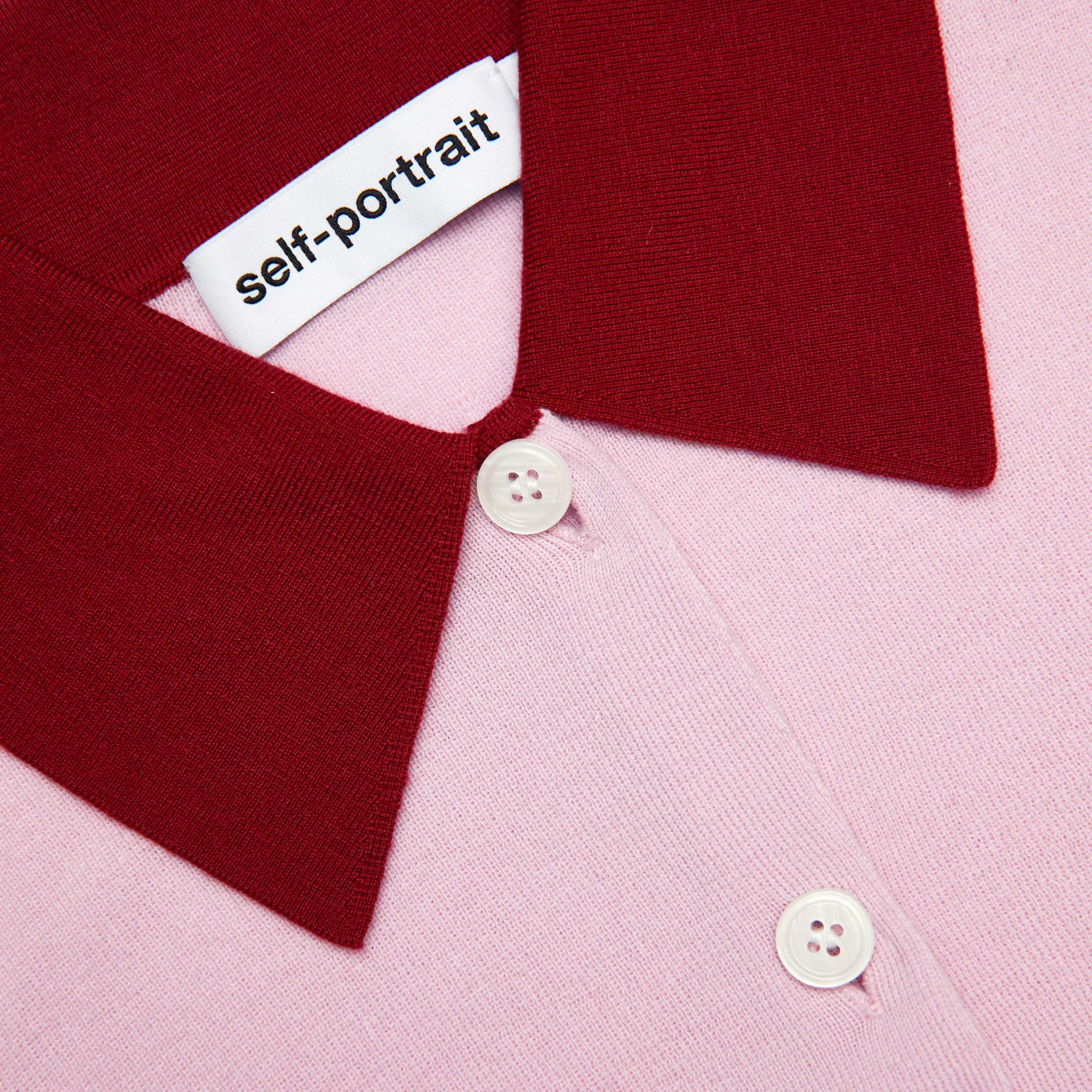 Pink Merino Wool Cardigan Product Image