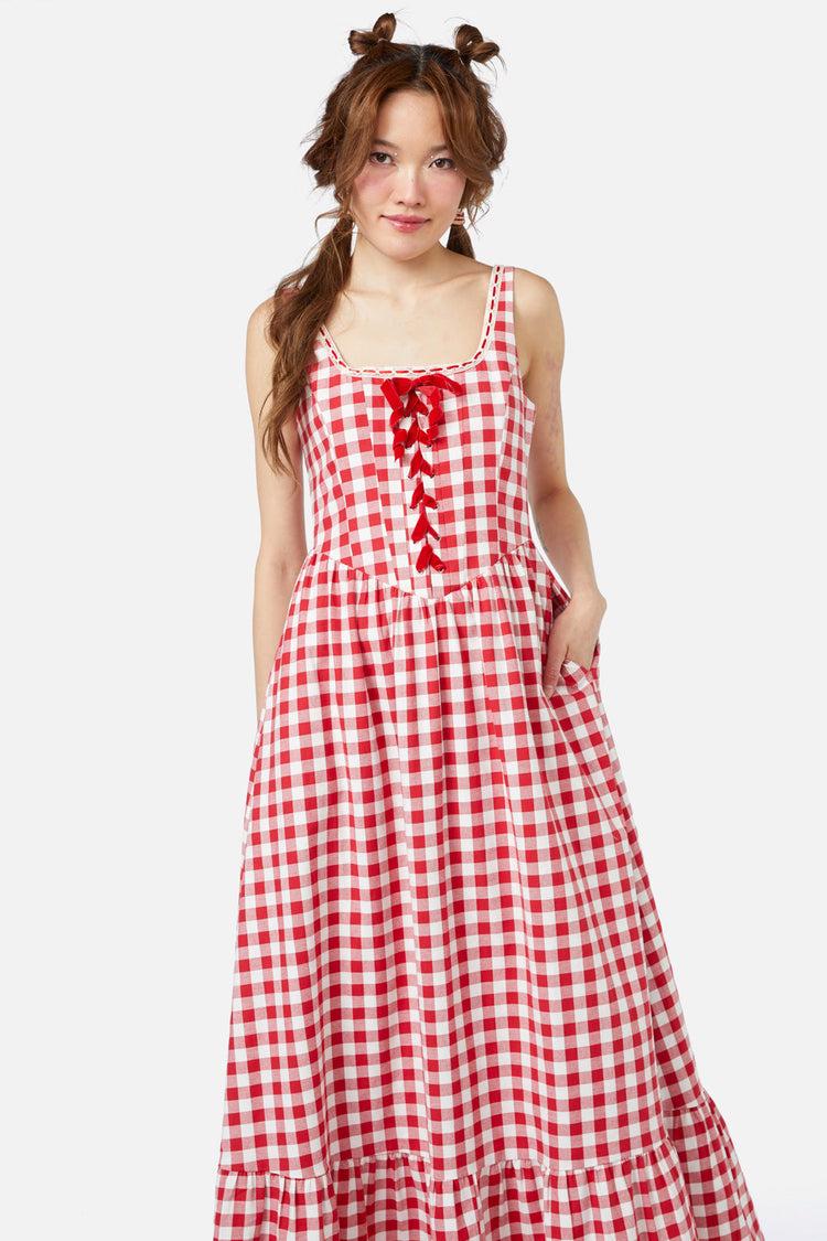 Jam Gingham Corset Dress Product Image