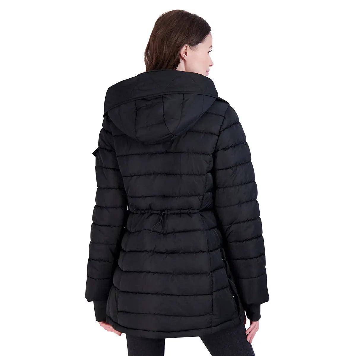 Steve Madden Women's Jacket with Fur Lined Hood Female Product Image