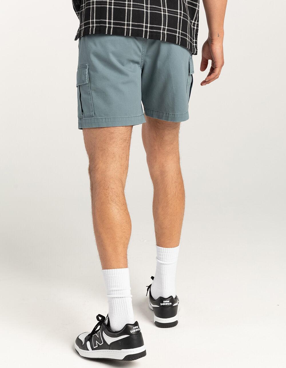 RSQ Mens Texture Plaid Camp Shirt - BLK/WHT Product Image