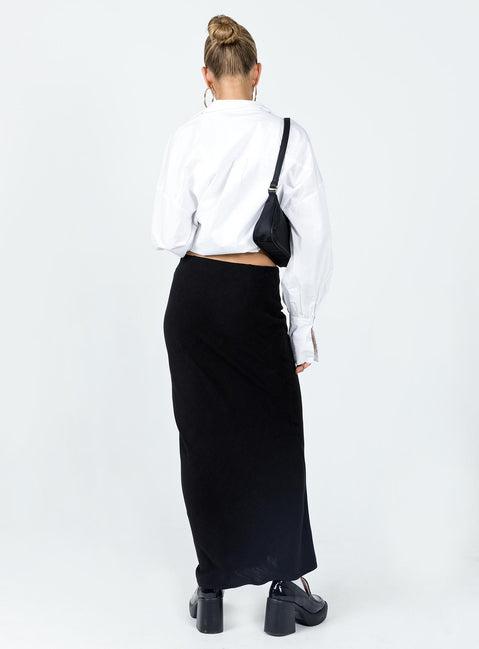 Jodie Maxi Skirt Black Product Image