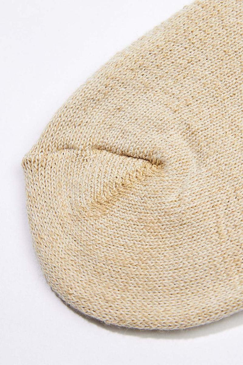 Women's 6 Pack Organic Cotton Socks Tan-Green Crew Product Image