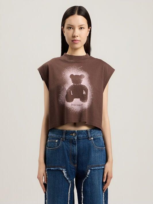 Spray Bear Boxy Tank Top Product Image