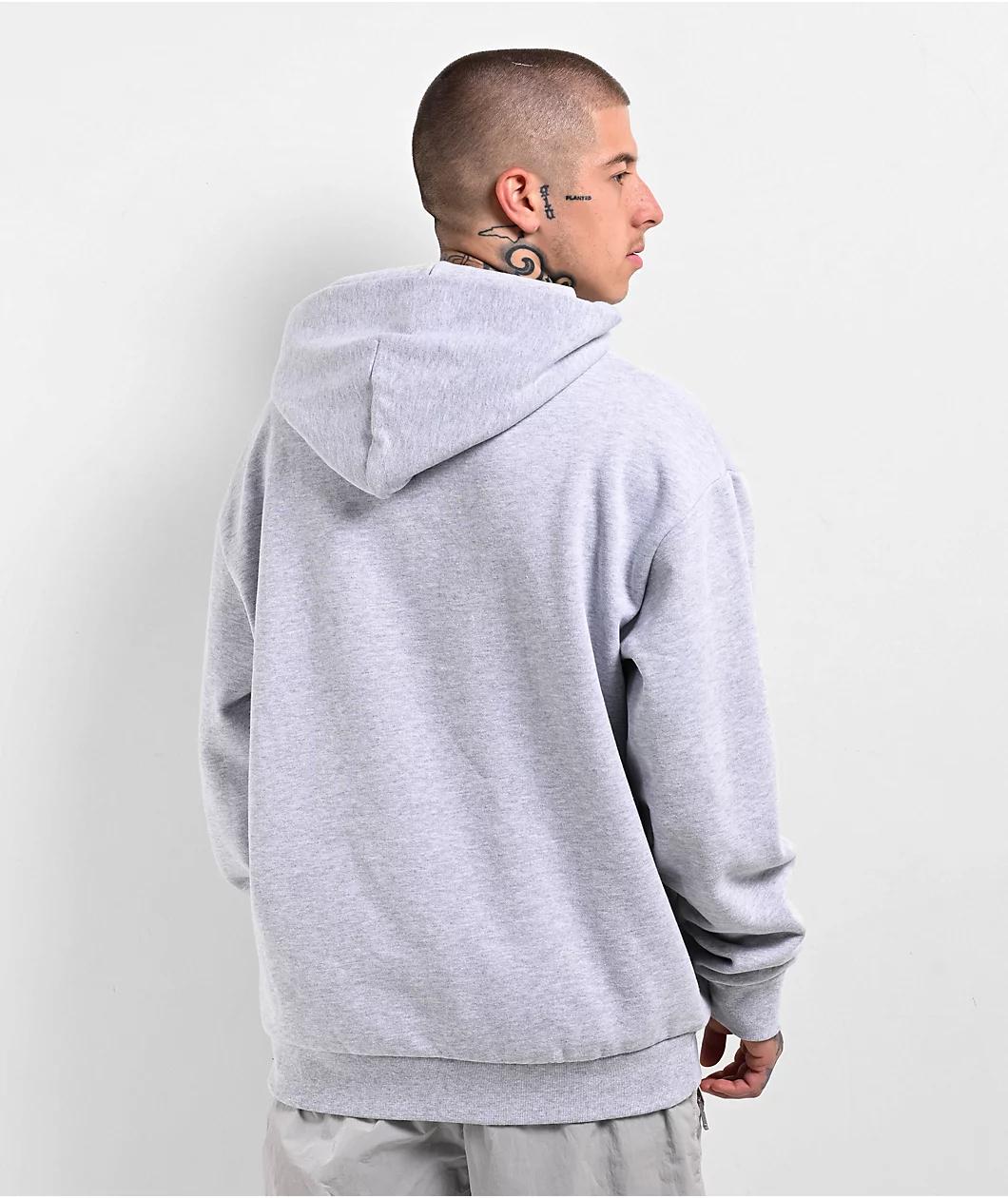 Planted Varsity Logo Grey Hoodie Product Image