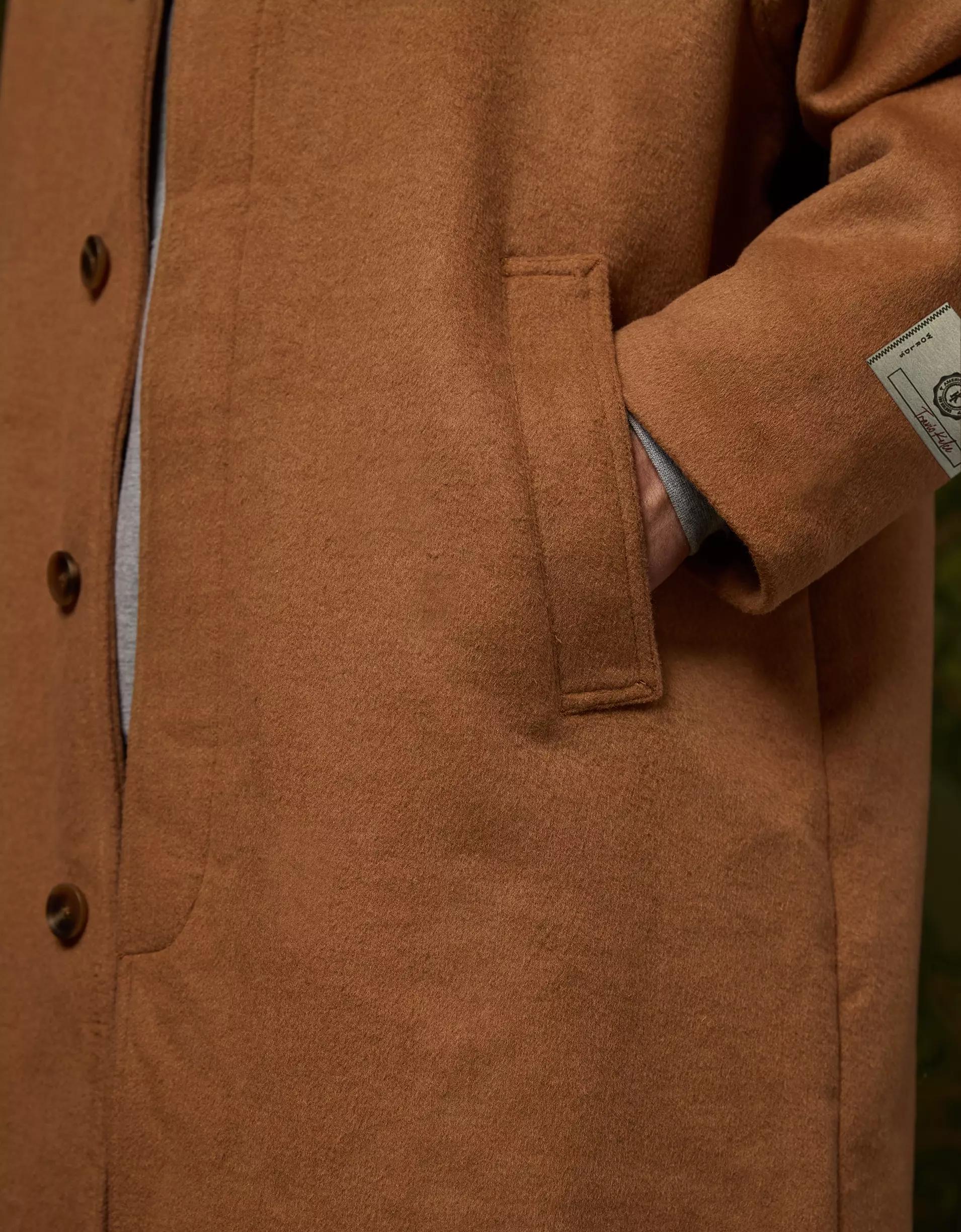 AE x Tru Kolors Wool-Blend Topcoat Product Image