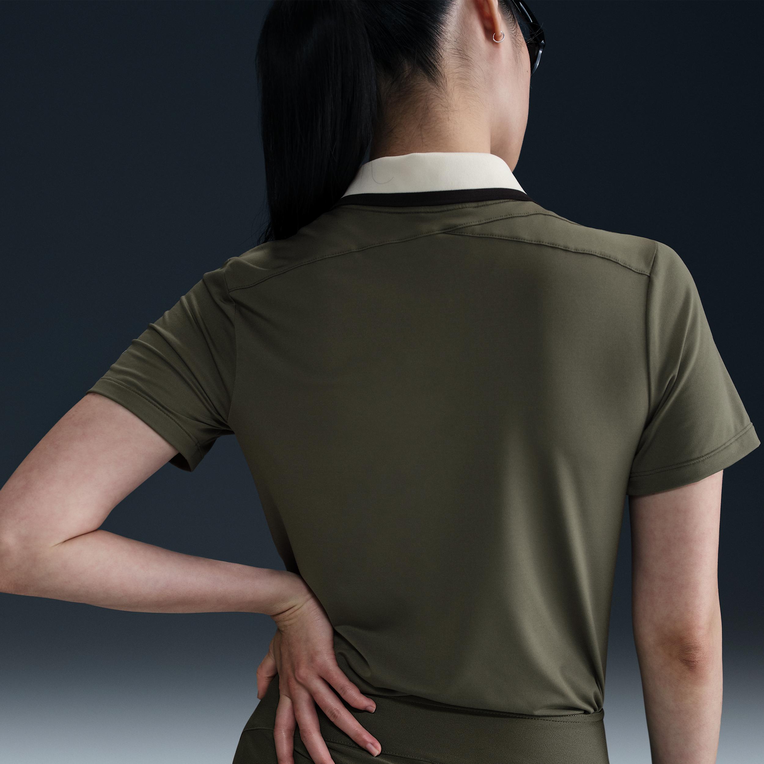 Nike Womens Tour Dri-FIT Short-Sleeve Golf Polo | FZ6297-100 Product Image