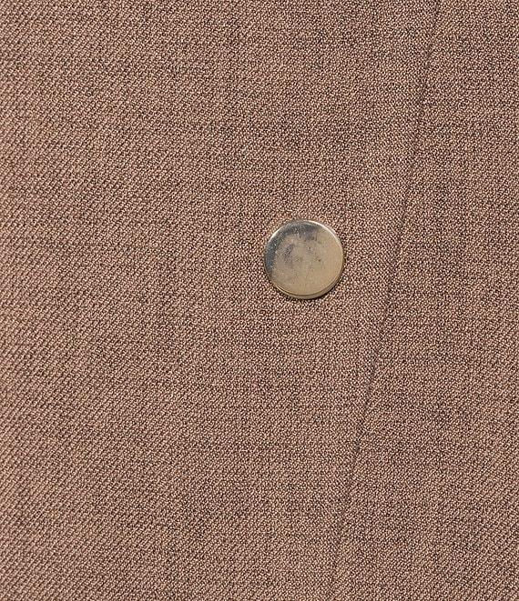 Kasper Plus Size Crew Neck Sleeveless Pebble Crepe Coordinating Sheath Dress Product Image