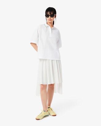 Oversized Technical Fabric Polo Shirt Product Image