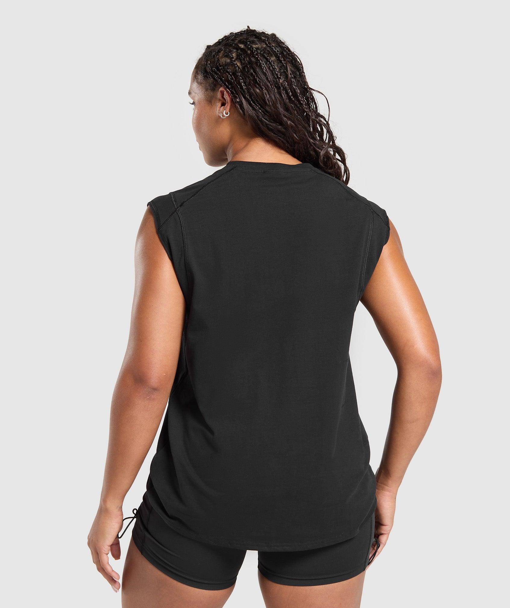 Gymshark Legacy Logo Tank - Black Female Product Image