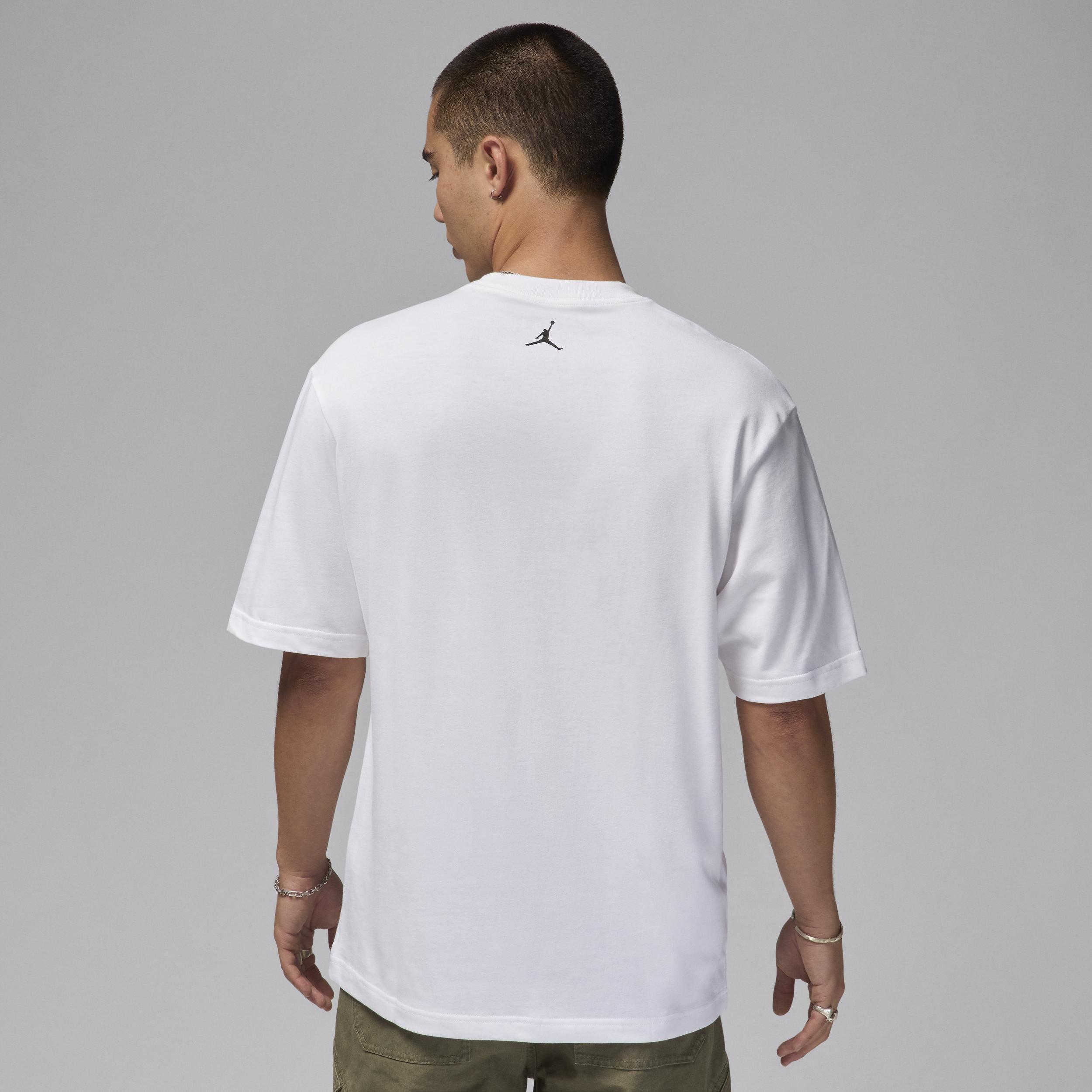 Jordan Mens Jordan Brand MJ 23 Short Sleeve Crew - Mens Black/White Product Image