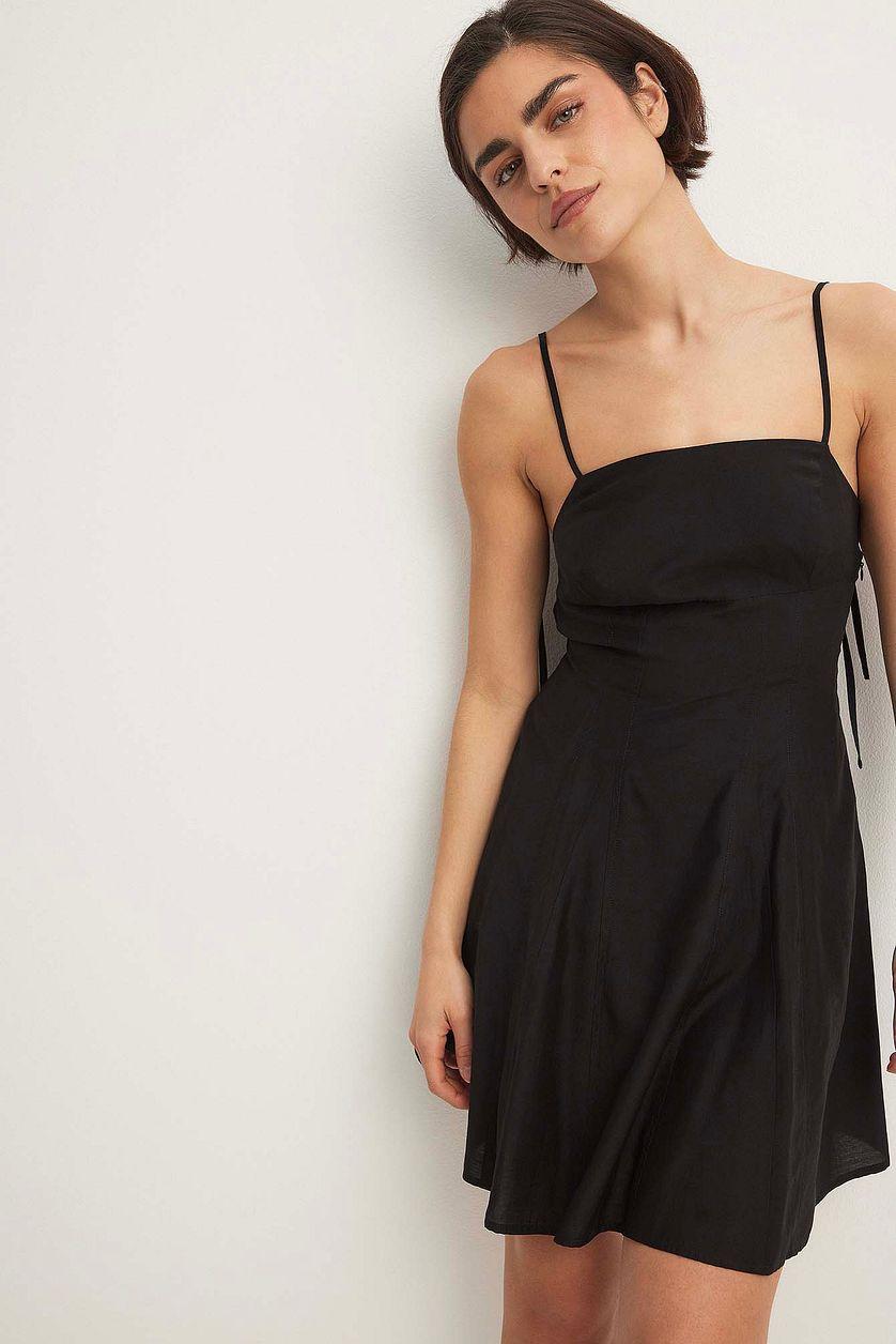 Open Back Strap Mini Dress Product Image