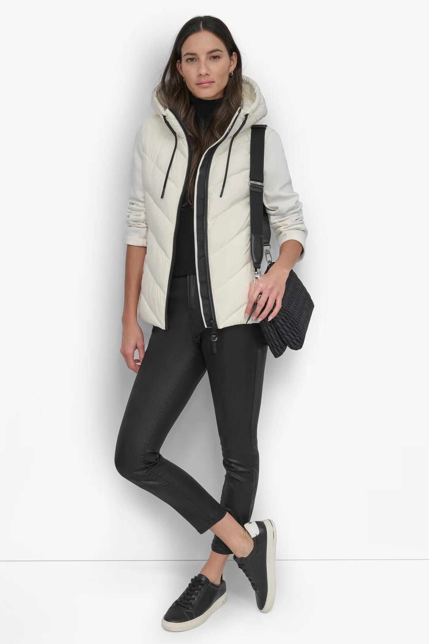 MIXED MEDIA LIGHT WEIGHT PUFFER Product Image