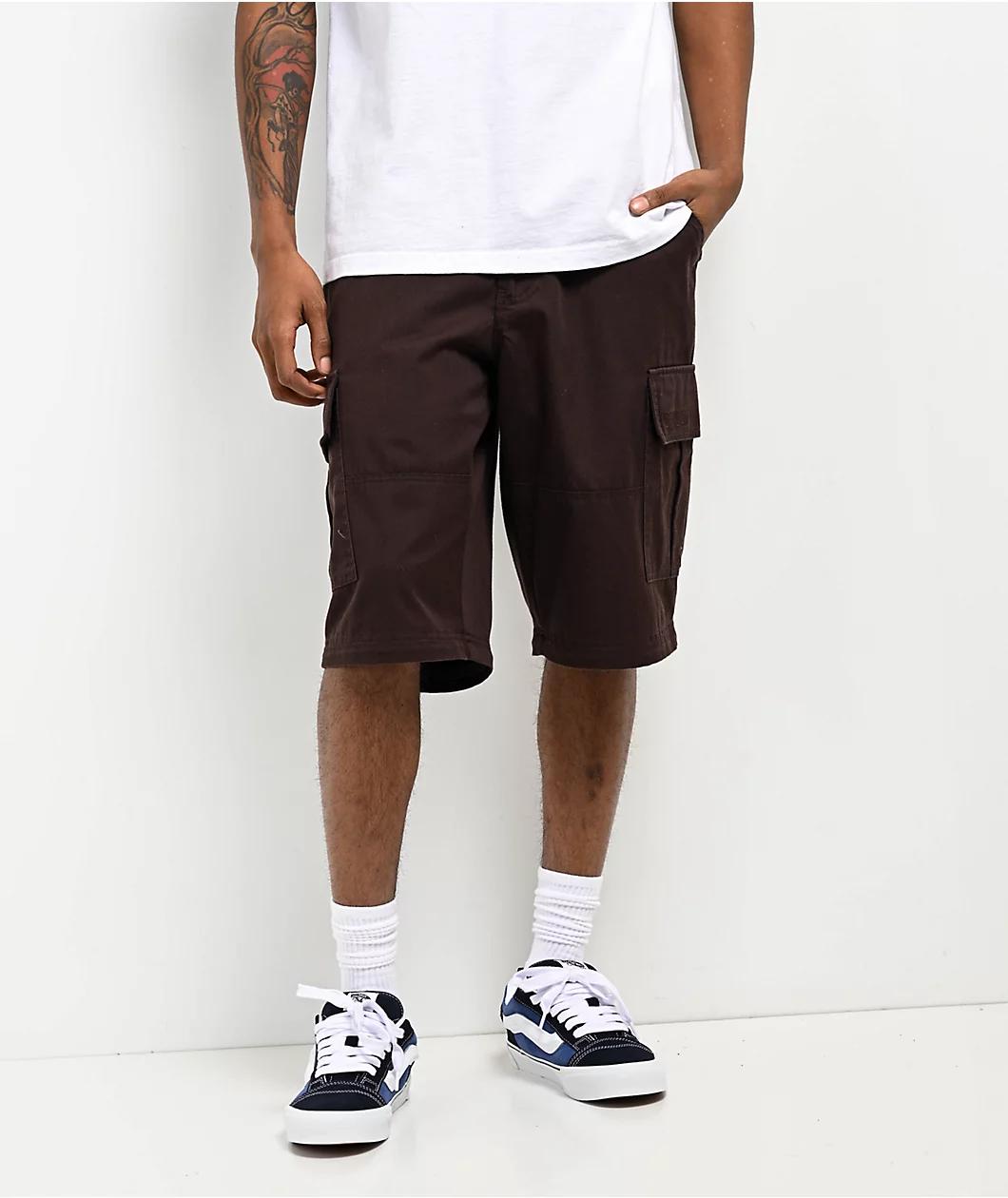 Empyre Brown Zip Off Cargo Skate Pants Product Image