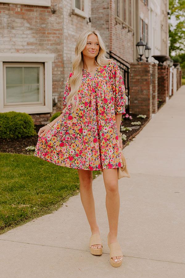 Mosaic of Style Floral Mini Dress Product Image