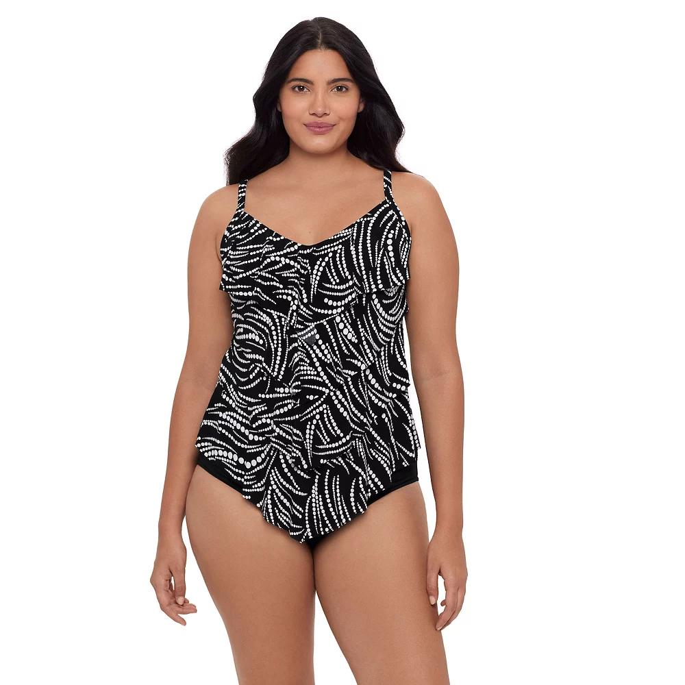 Women's Trimshaper Lena Tankini Top, Size: 12, Playa Product Image
