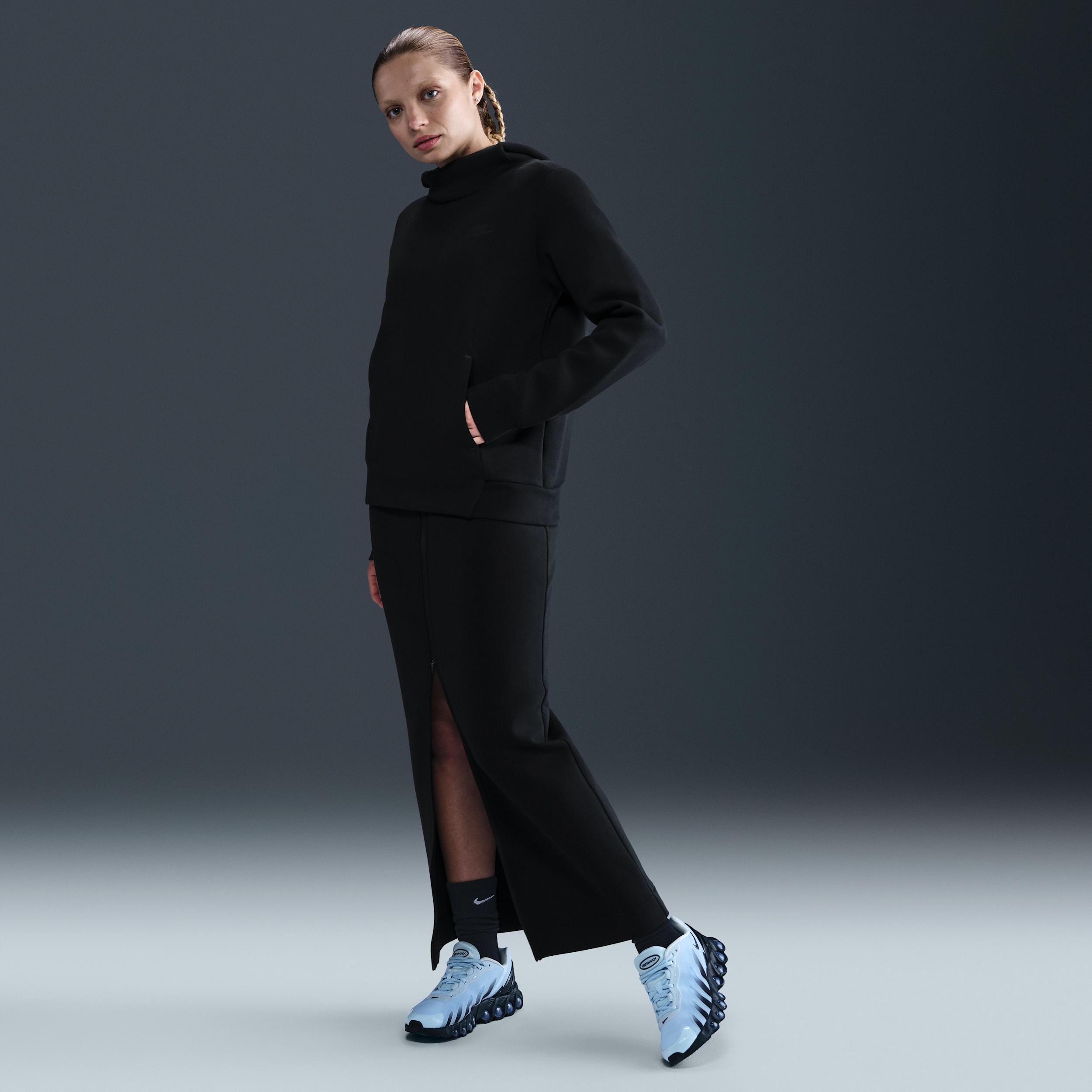 Womens Nike Sportswear Tech Fleece Hoodie | HV2447-010 Product Image