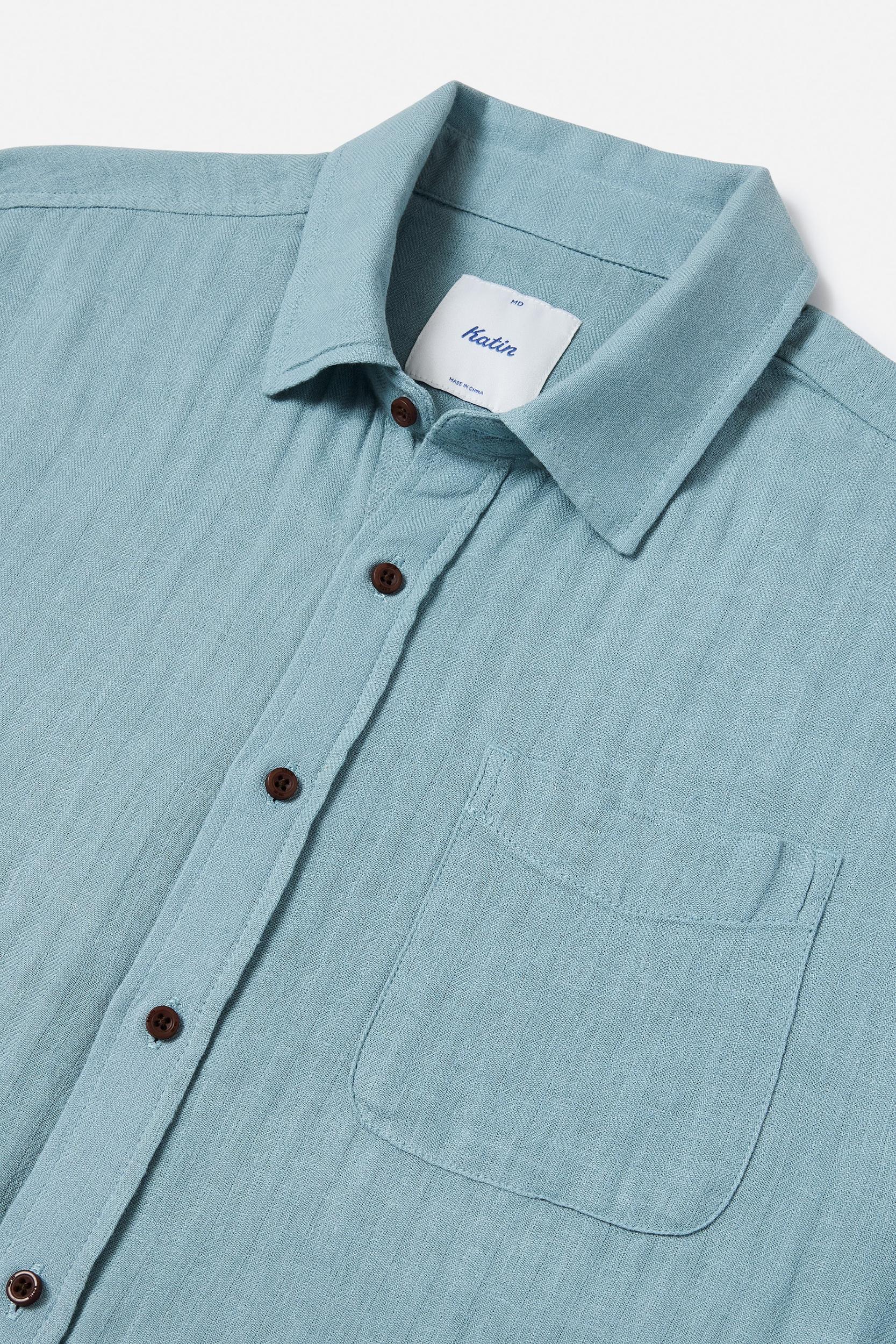 BOYS ALAN SOLID SHIRT - DESERT SAGE / L Product Image