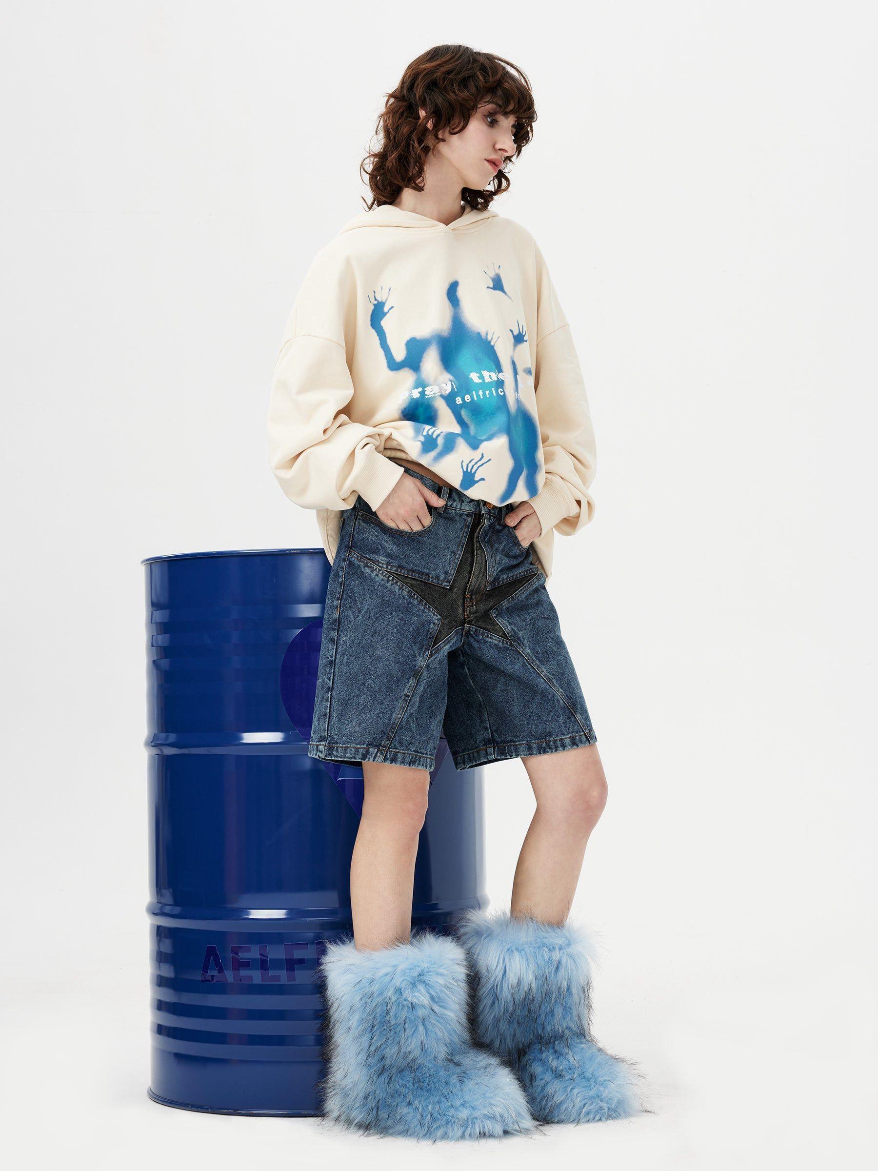 Aelfric Eden Abstraction Shadow Graphic Hoodie Product Image