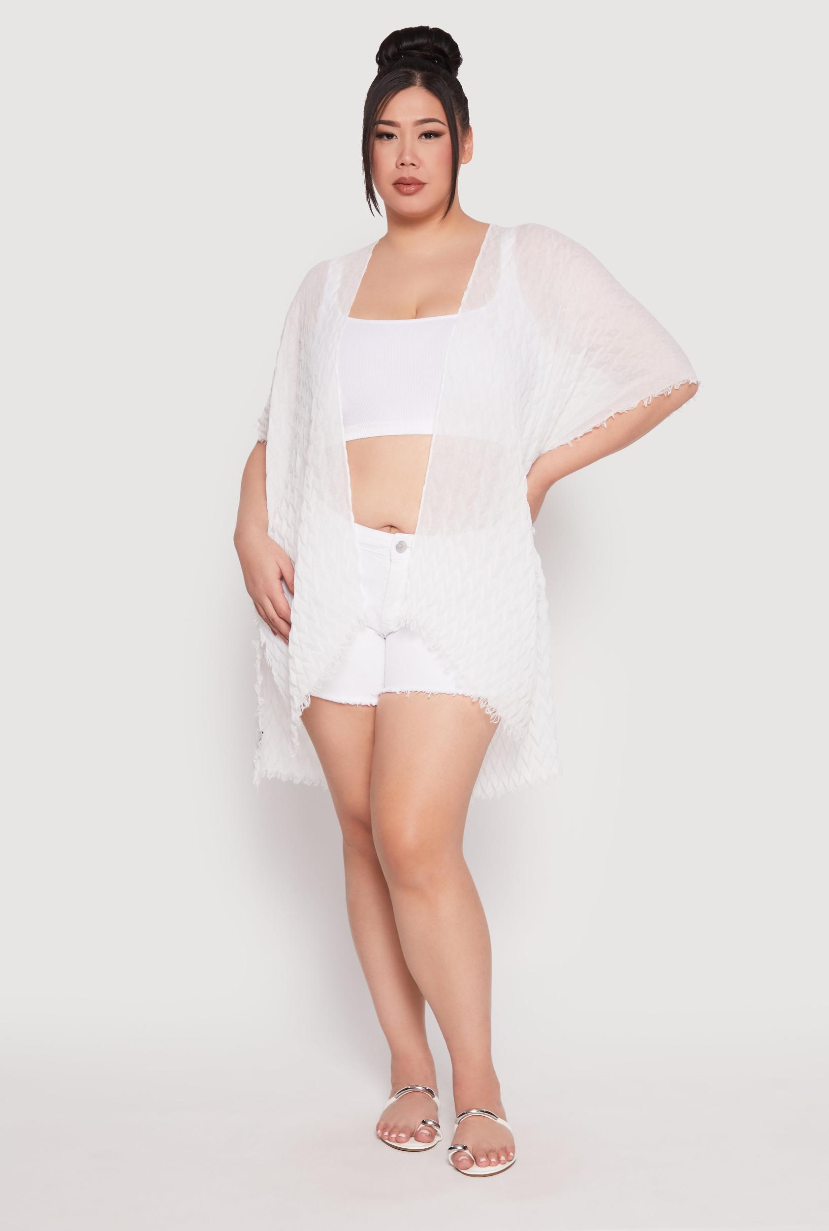 Chevron Cover Up Kimono Female Product Image