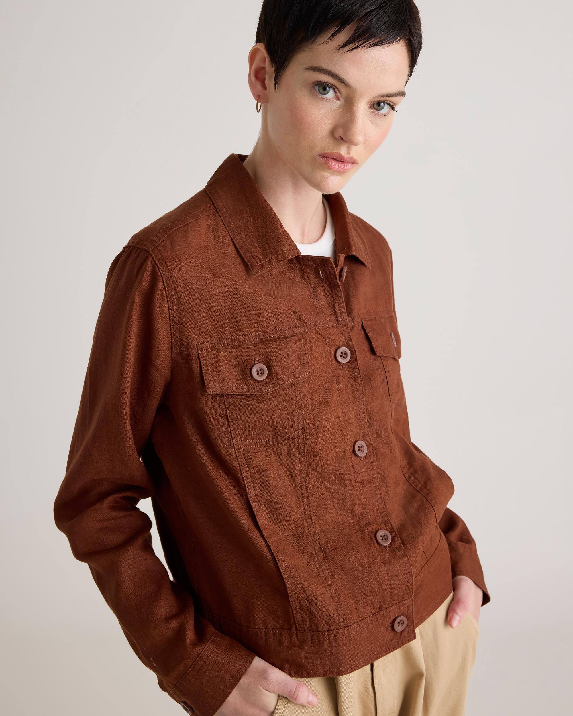 Quince | Women's 100% European Linen Jacket Product Image