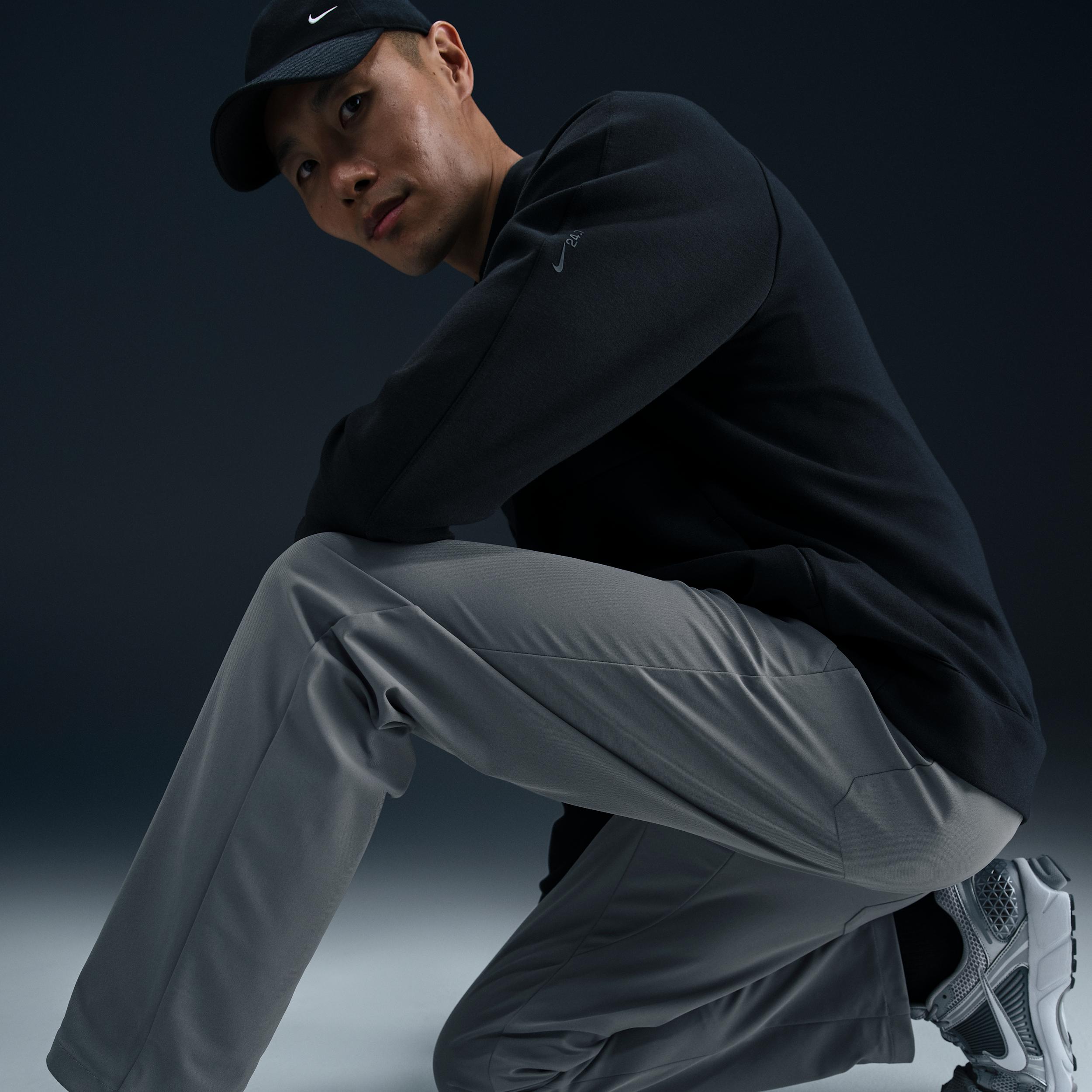 Nike Mens 24.7 PerfectStretch Dri-FIT 5-Pocket Slim-Fit Pants | HQ6928-084 Product Image