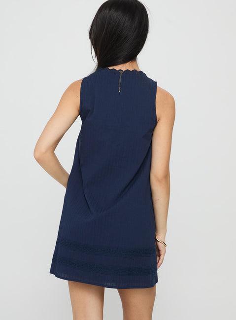 Alanah Mini Dress Navy Product Image