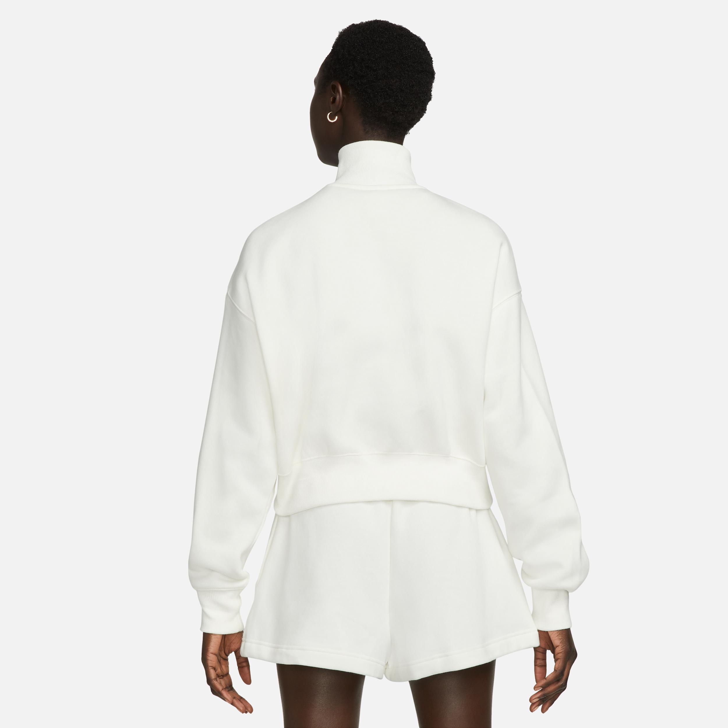 Women's Nike Sportswear Phoenix Fleece 1/4-Zip Cropped Sweatshirt Product Image