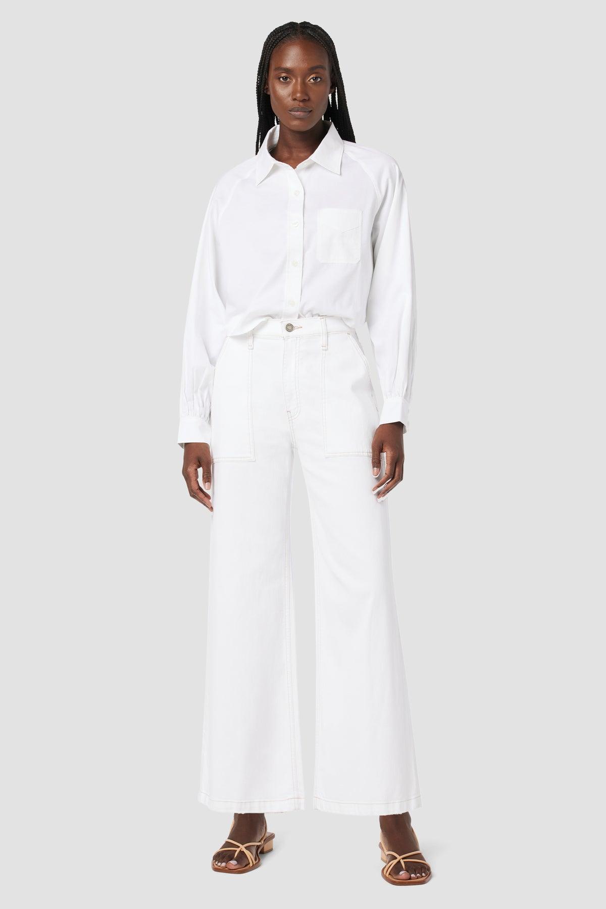 Jodie Loose Fit Wide Leg Crop Jean Female Product Image