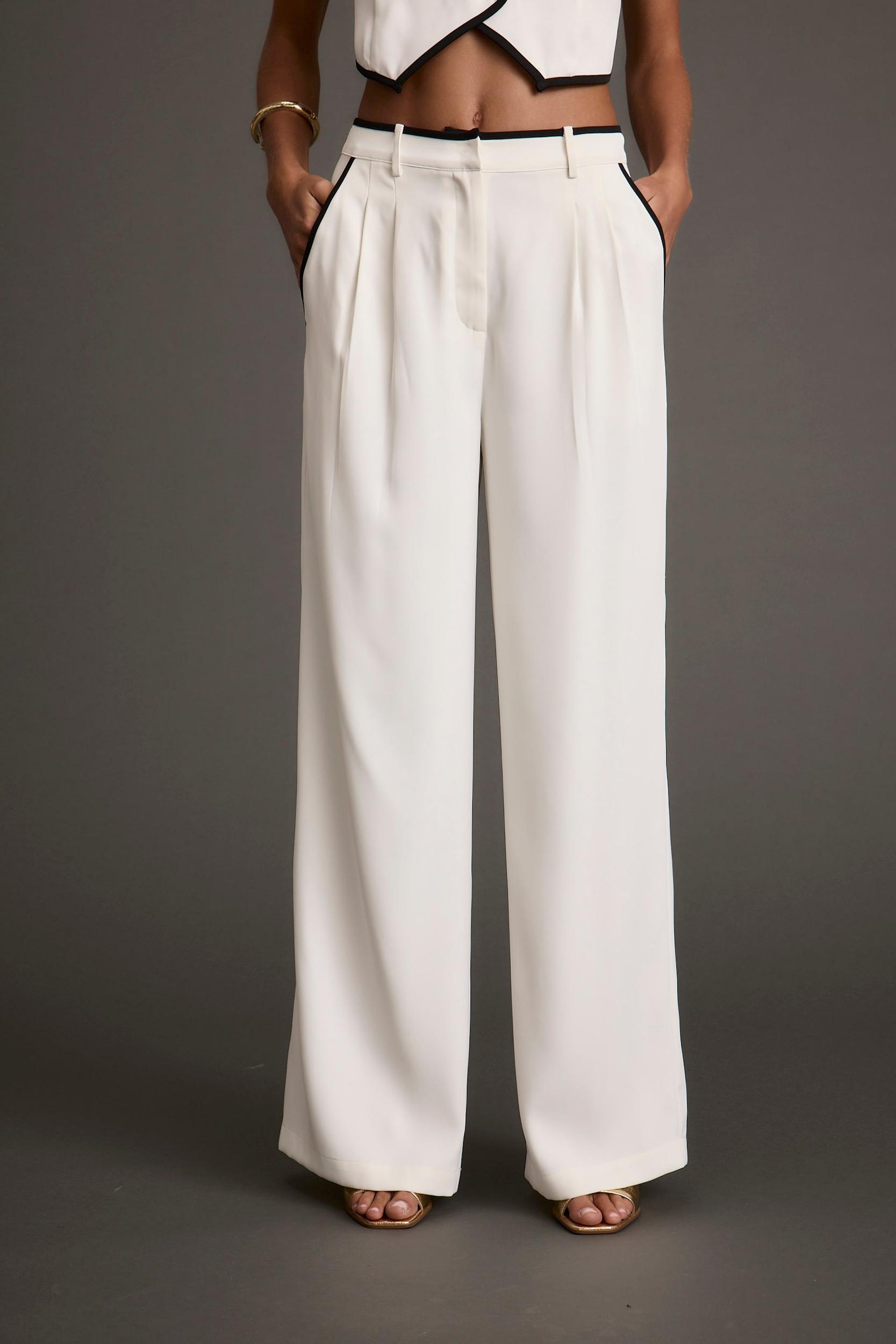 Skylar White Trousers Product Image