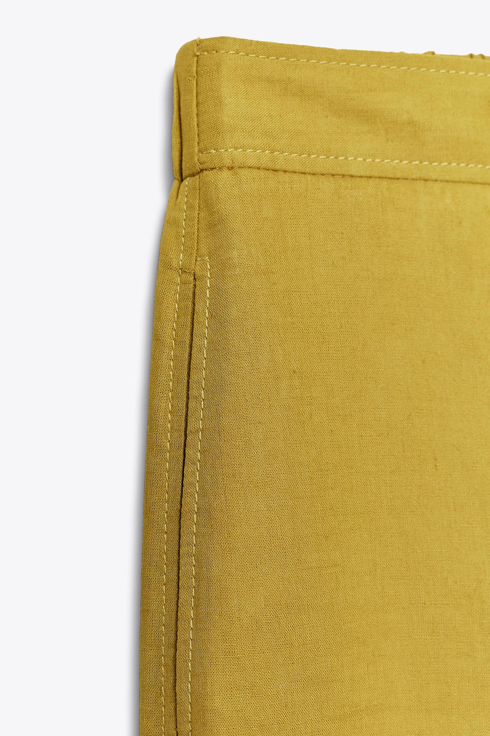 STRAIGHT LEG LINEN PANTS Product Image