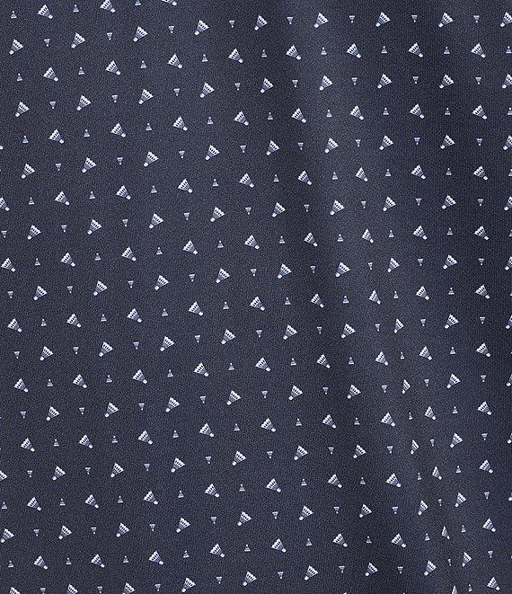 Cremieux Blue Label Performance Stretch Badminton Print Short Sleeve Polo Shirt Product Image