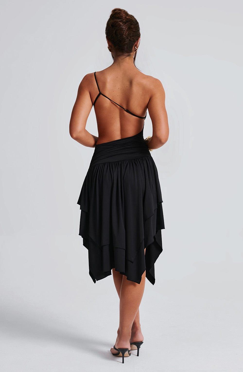 Emeline Midi Dress - Black Product Image