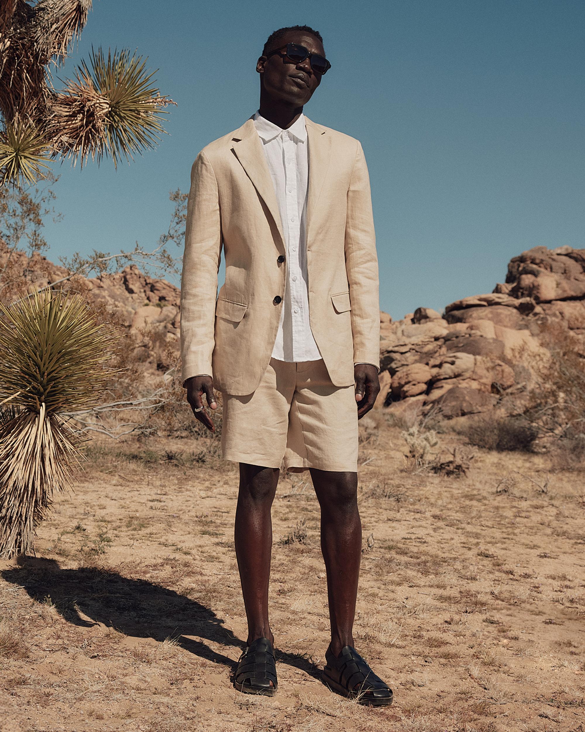 Quince | Men's 100% European 8" Linen Shorts Product Image