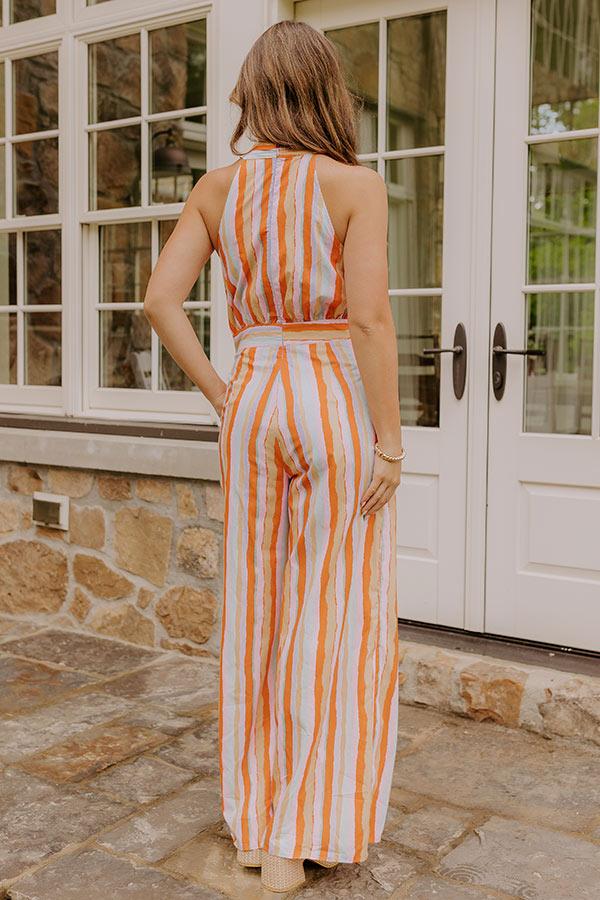Sweet Sunshine Stripe Jumpsuit Product Image