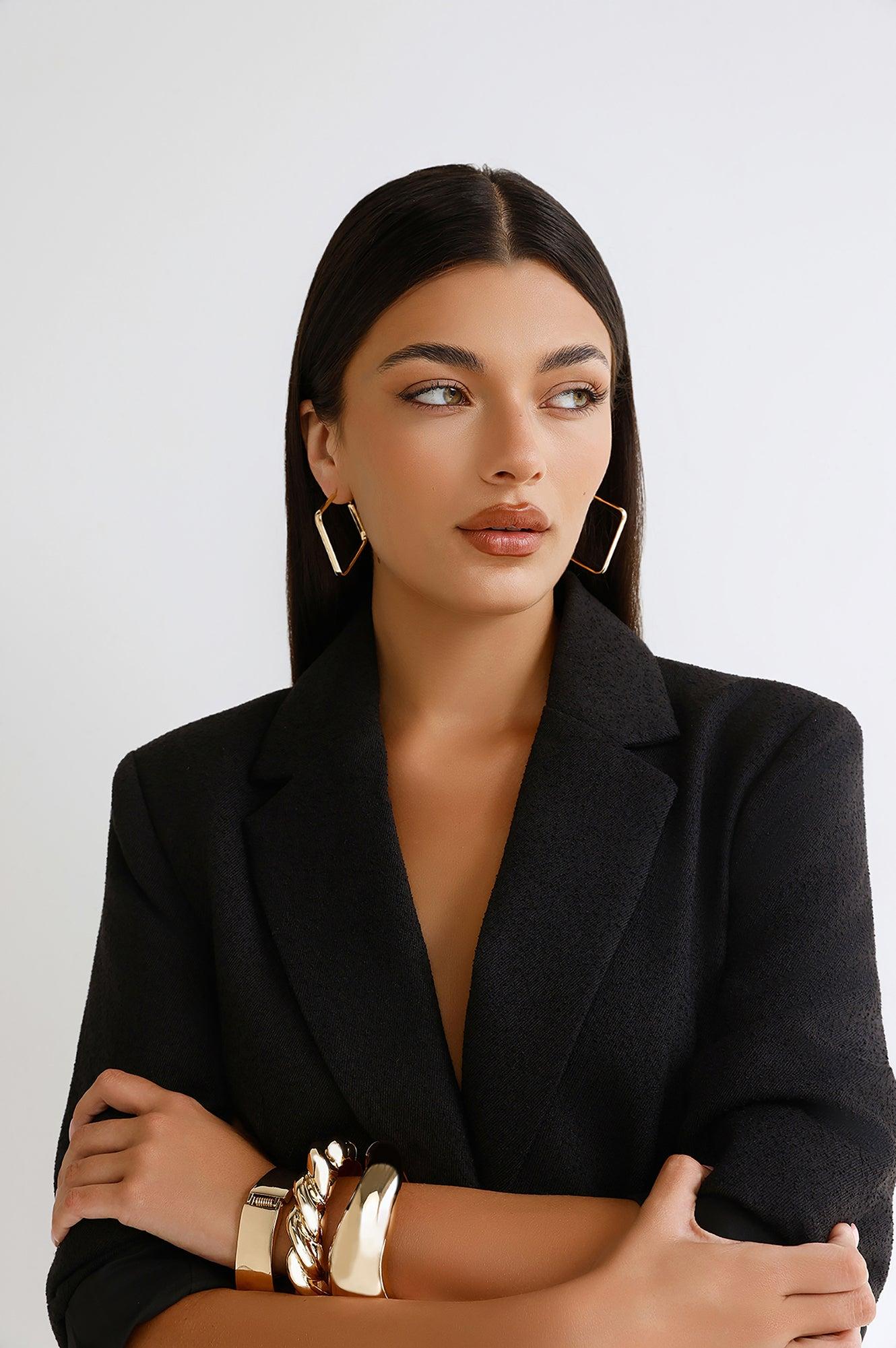 Chicest Of All Earrings Gold Product Image