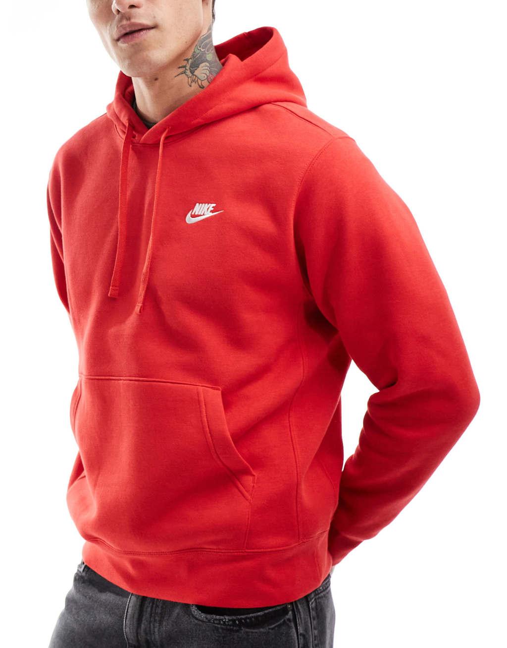 Men's Nike Club Pull-Over Fleece Hoodie,  Product Image