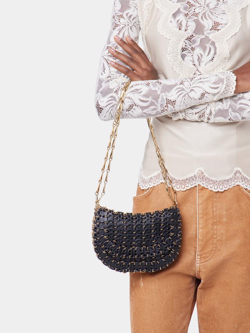 1969 BLACK MESSENGER LEATHER BAG Product Image