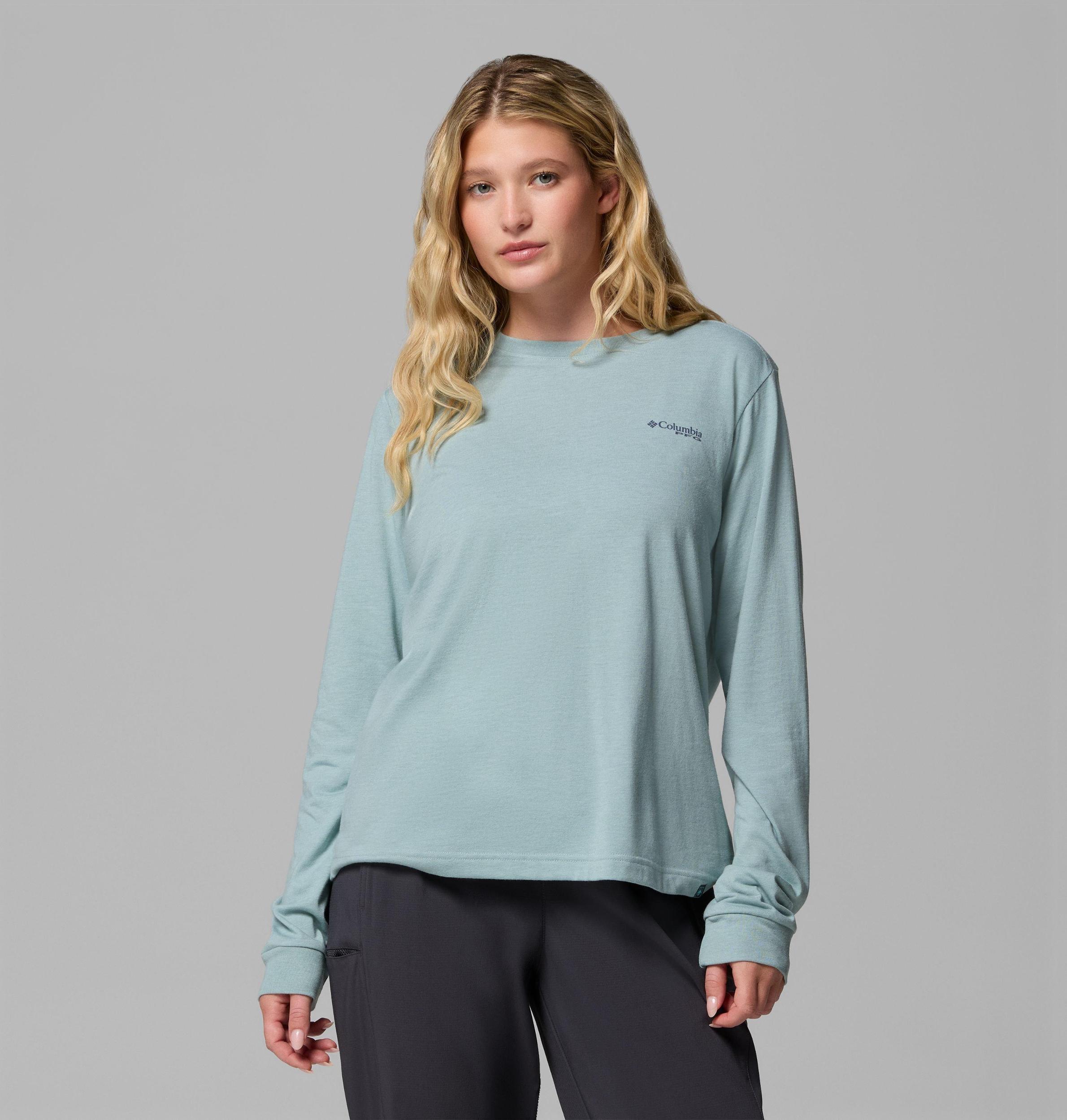 Columbia Womens PFG Uncharted Graphic Long Sleeve T-Shirt- Product Image