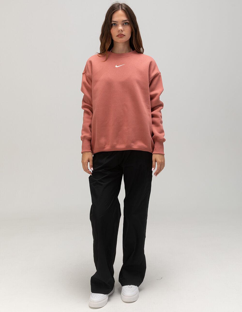 NIKE Sportswear Womens Oversized Crewneck Sweatshirt - CORAL Product Image