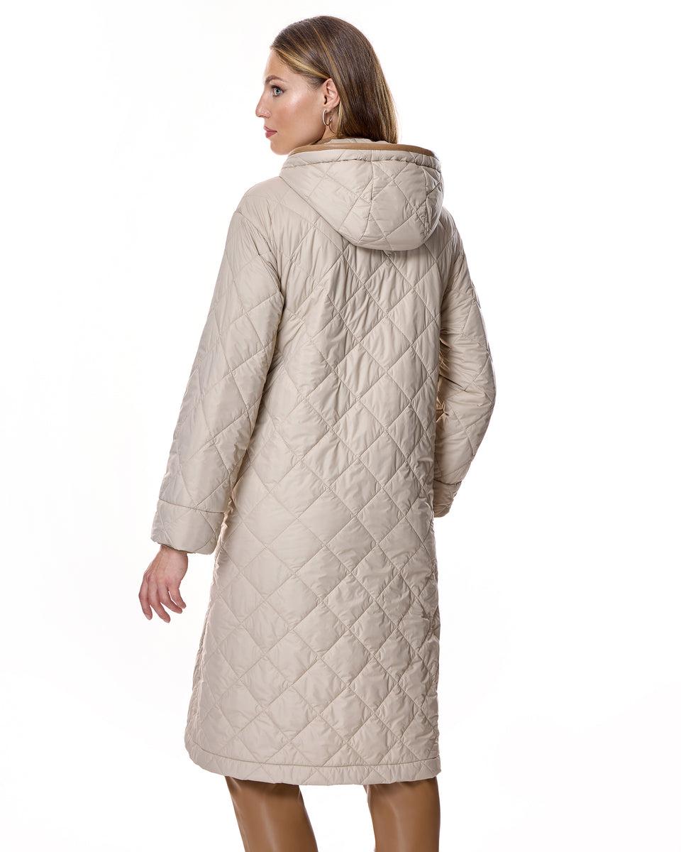 Quilted Cashmere Blend Coat Product Image