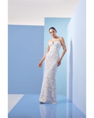 Antoinette Embellished Lace Gown Product Image