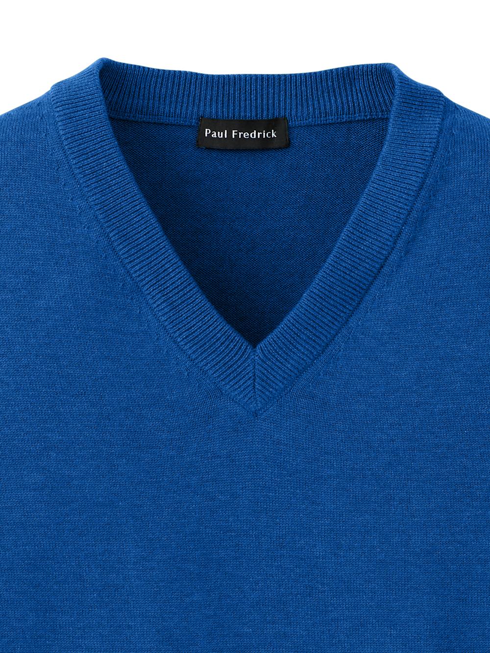 Supima Cotton Vest - Blue Product Image